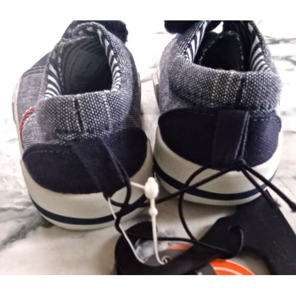 Wonder Nation Baby Boy Shoes Size 2 Canvas Sneakers Denim NWT - Picture 5 of 6